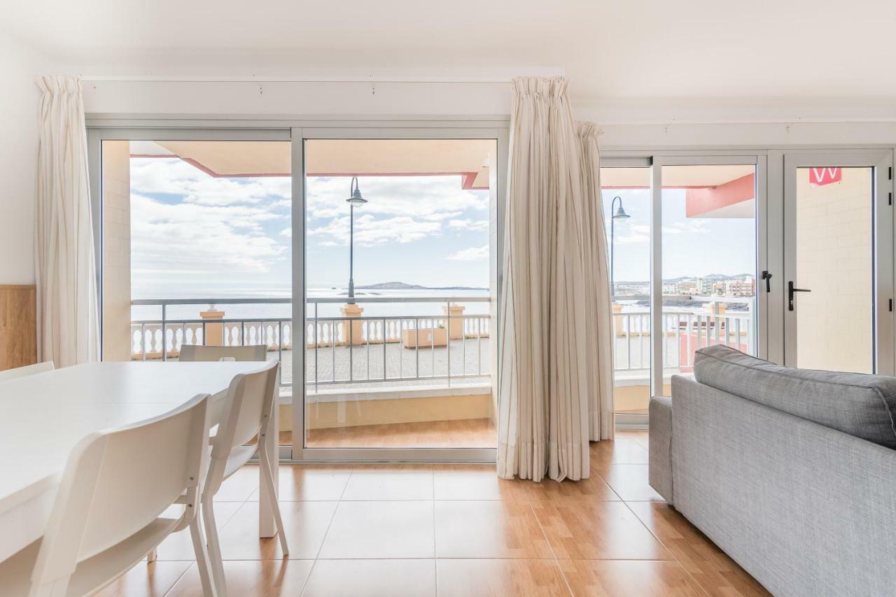 Primera línea con preciosas vistas al mar Melenara Exterior foto
